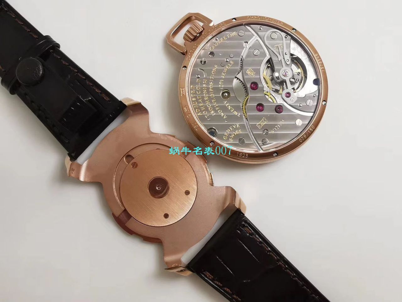 【LUC Factory Chopard复刻高仿手表】 Chopard L.U.C系列L.U.C THE TRIBUTE系161923-1001 wrist watch ‎与‎怀表一‎体 wrist watch  / XB052