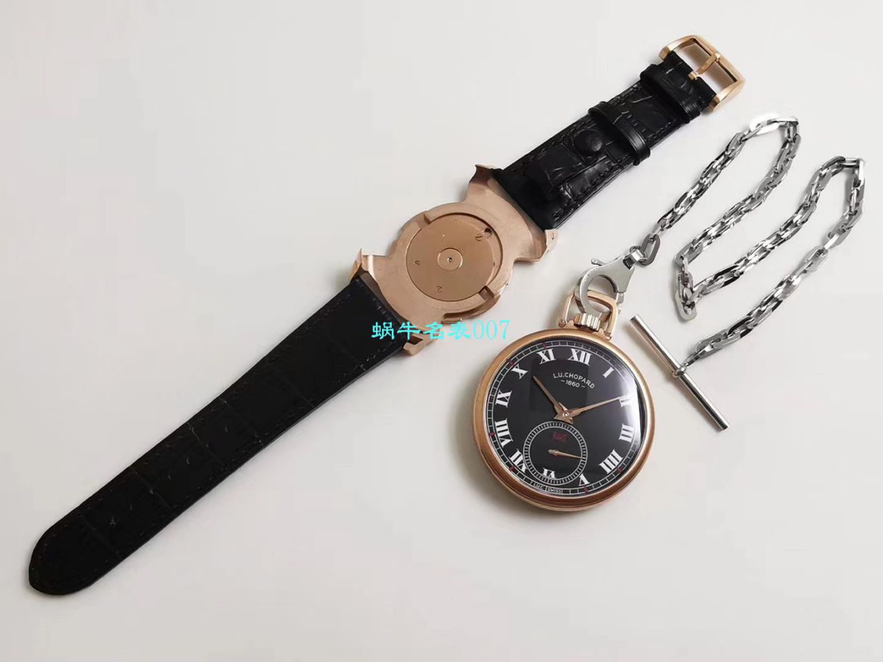 【LUC Factory Chopard复刻高仿手表】 Chopard L.U.C系列L.U.C THE TRIBUTE系161923-1001 wrist watch ‎与‎怀表一‎体 wrist watch  / XB052