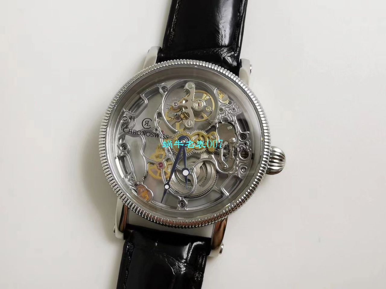 JB‌ Factory 高仿瑞宝Chronoswiss镂空 Tourbillon   wrist watch  / CHR01