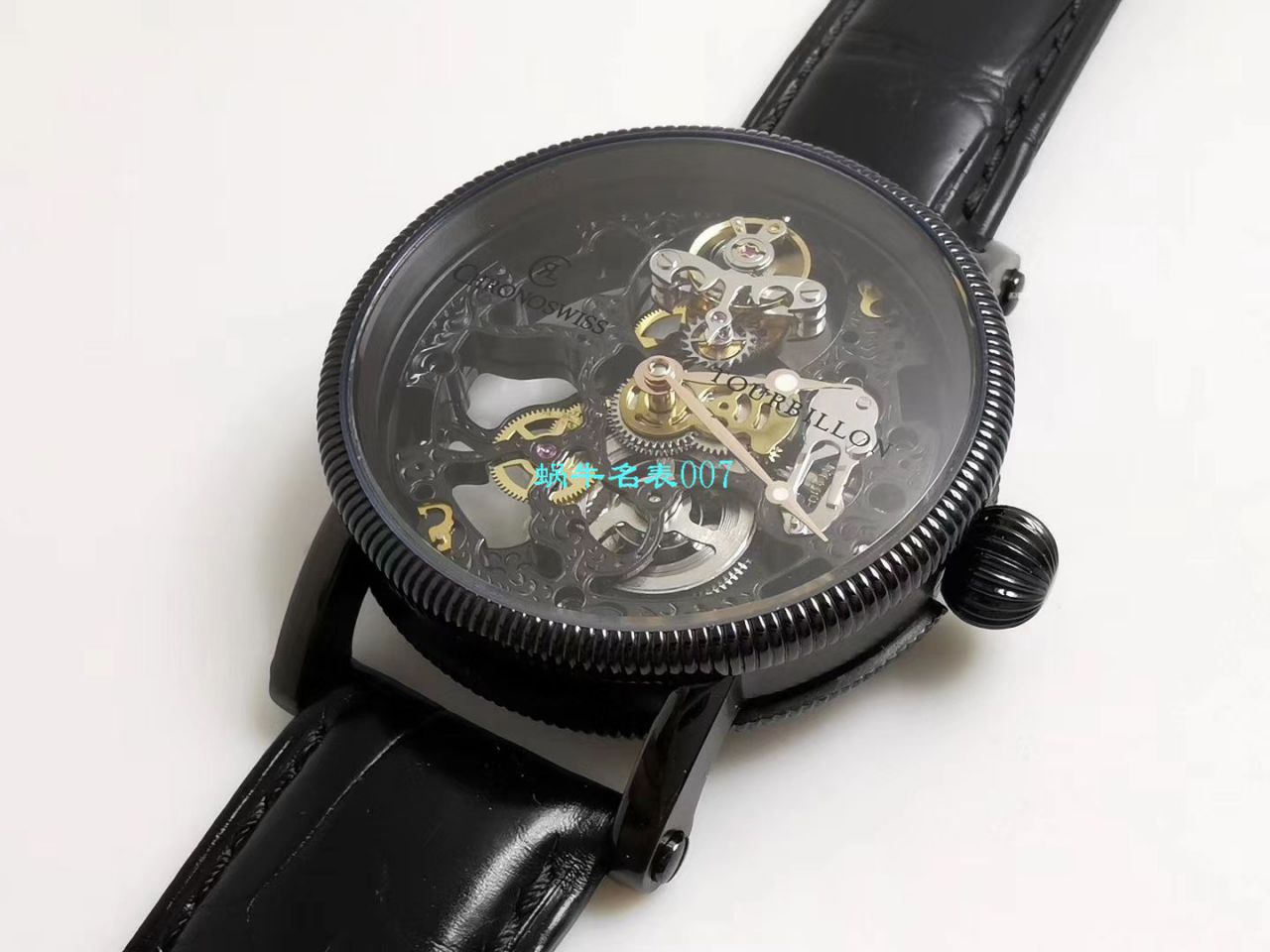 JB‌ Factory 高仿瑞宝Chronoswiss镂空 Tourbillon   wrist watch  / CHR01