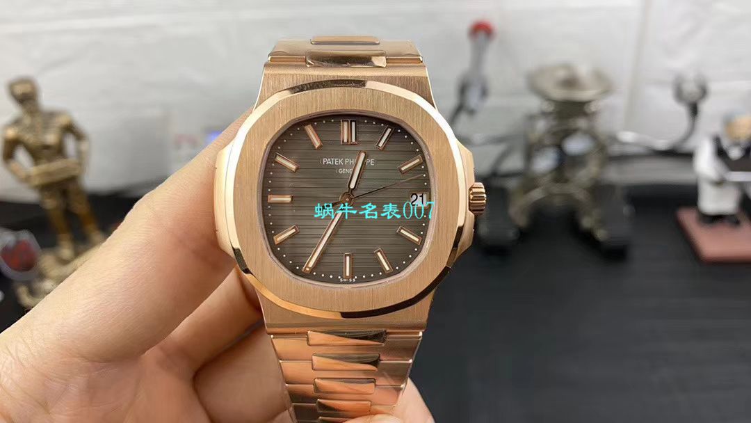 【PPF Factory  Nautilus 复刻高仿 Best 版本手表V2价格】 PATEK PHILIPPE 运动系列5711/1R-001 wrist watch  / BD253