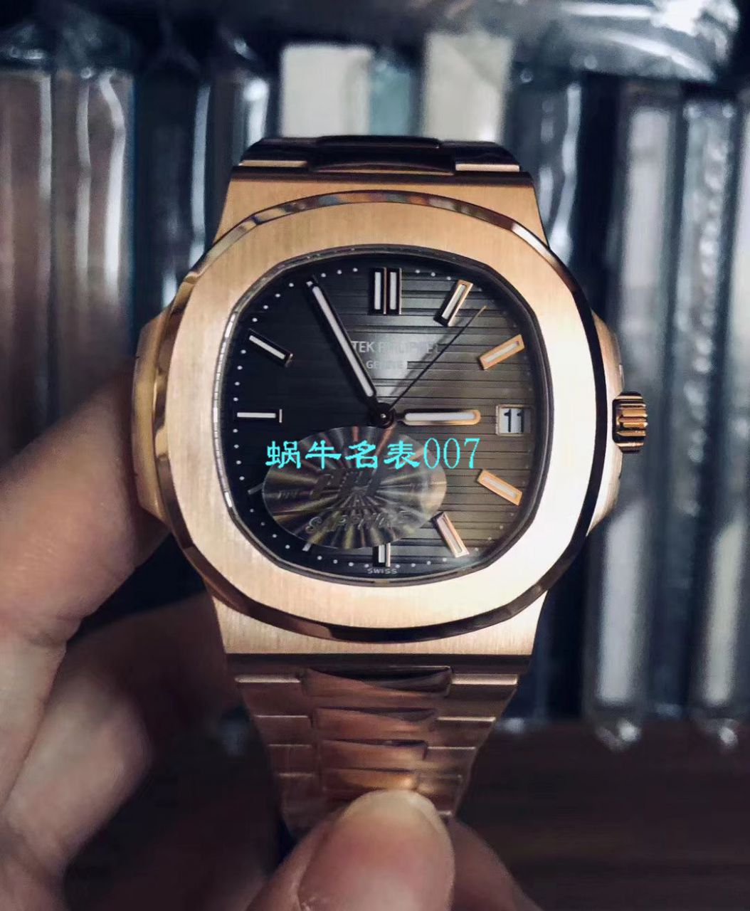 【PPF Factory  Nautilus 复刻高仿 Best 版本手表V2价格】 PATEK PHILIPPE 运动系列5711/1R-001 wrist watch  / BD253