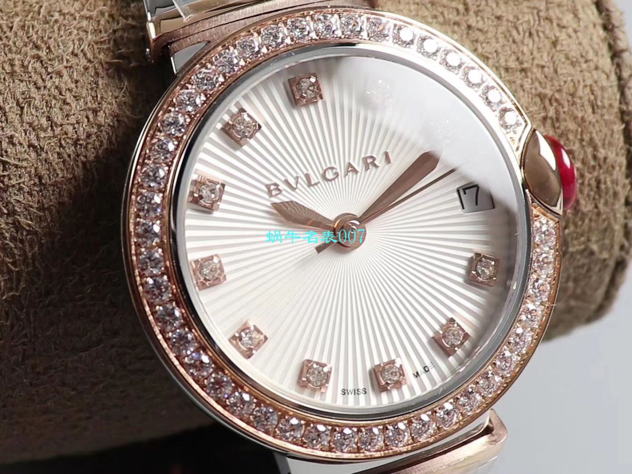 【BV Factory 复刻高仿女士手表】 BVLGARI LVCEA系列102192 LU33BSPGSPGD wrist watch  