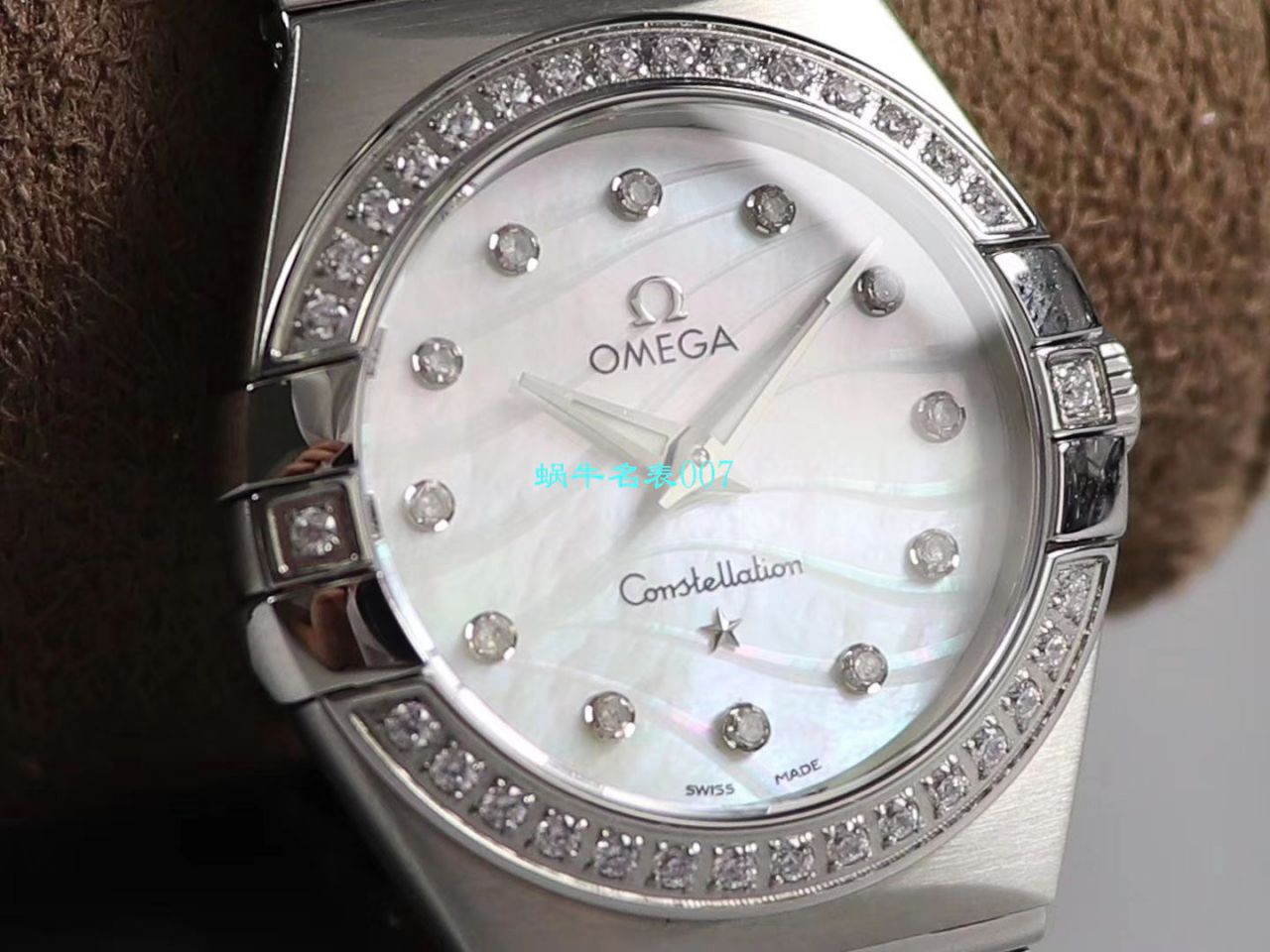 【8848 Factory 官网复刻表】OMEGA女装 Constellation 小号24/27mm 超级版本2粒南非真钻镶嵌字面 / M661