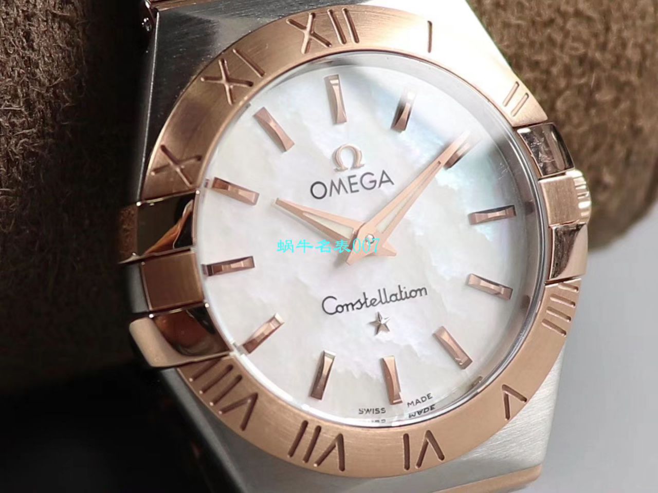 【8848 Factory 官网复刻表】OMEGA女装 Constellation 小号24/27mm 超级版本2粒南非真钻镶嵌字面 / M661
