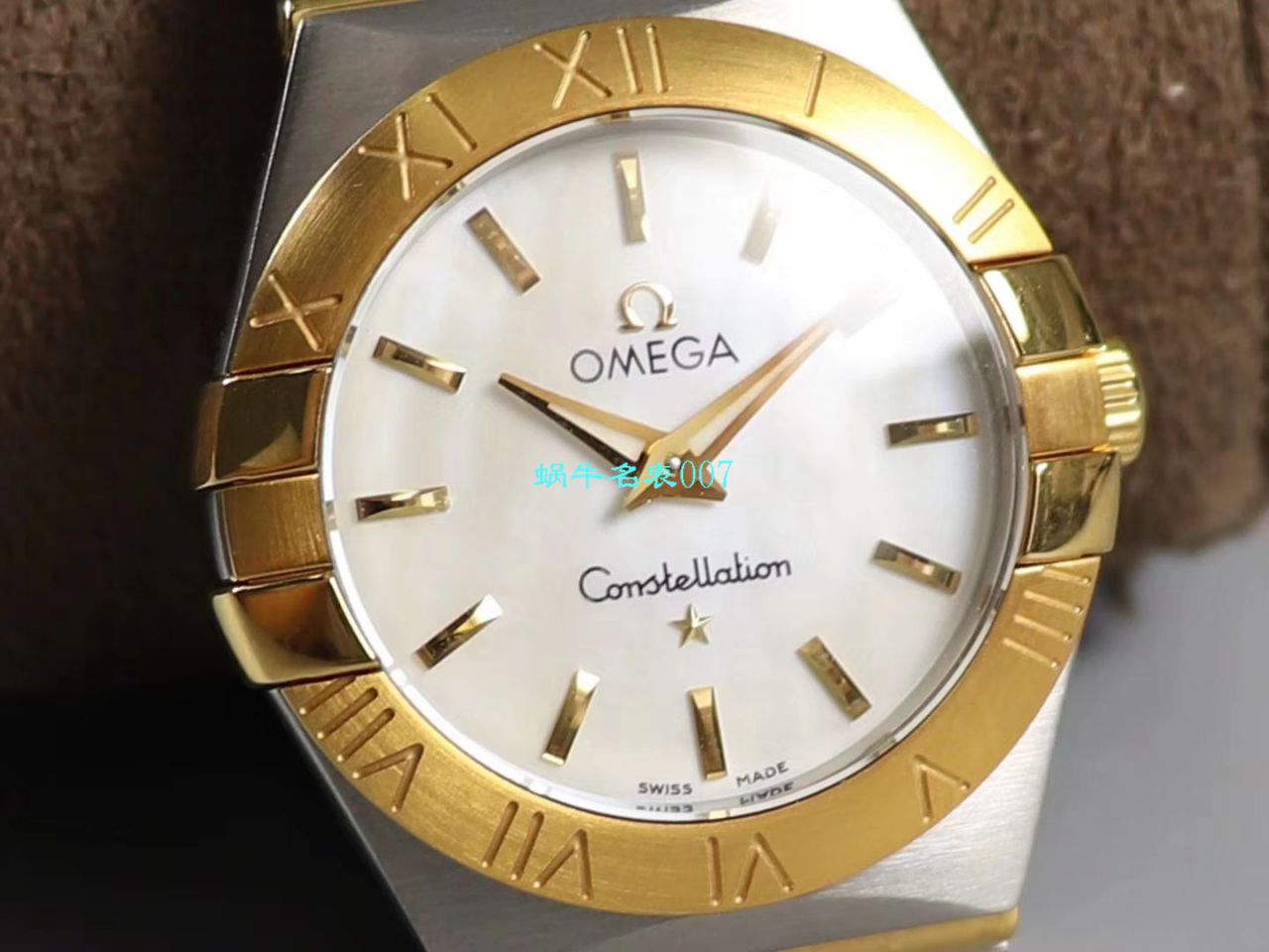 【8848 Factory 官网复刻表】OMEGA女装 Constellation 小号24/27mm 超级版本2粒南非真钻镶嵌字面 / M661