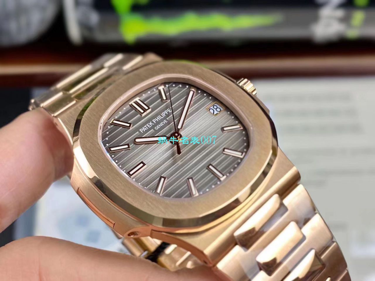 【PPF Factory  Nautilus 复刻高仿 Best 版本手表V2价格】 PATEK PHILIPPE 运动系列5711/1R-001 wrist watch  / BD253