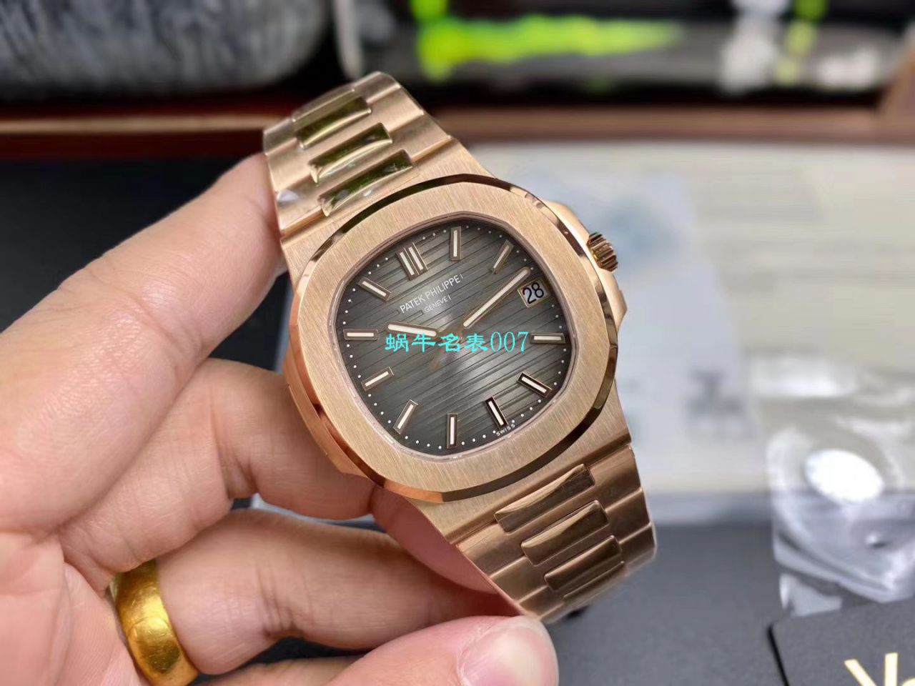 【PPF Factory  Nautilus 复刻高仿 Best 版本手表V2价格】 PATEK PHILIPPE 运动系列5711/1R-001 wrist watch  / BD253