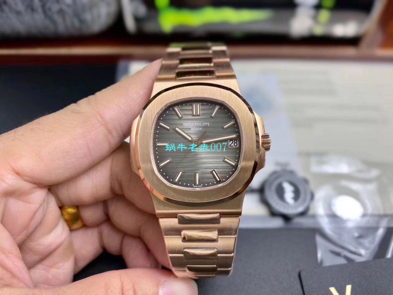 【PPF Factory  Nautilus 复刻高仿 Best 版本手表V2价格】 PATEK PHILIPPE 运动系列5711/1R-001 wrist watch  / BD253