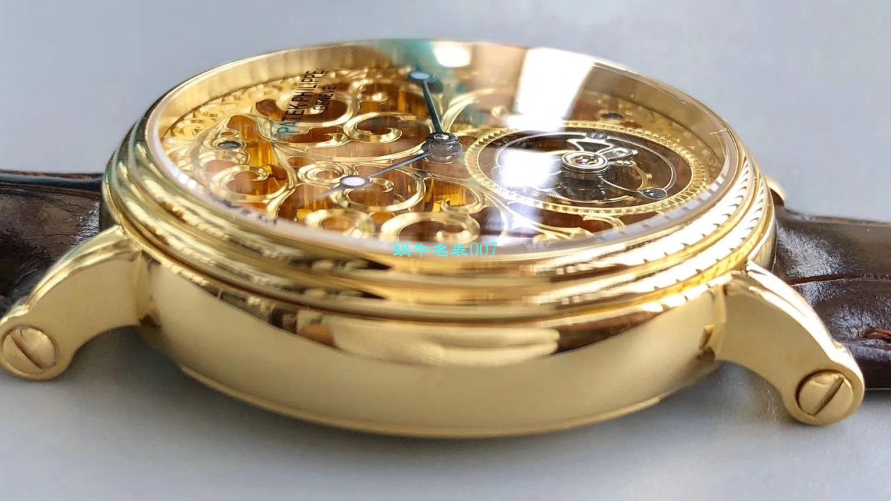 【小贵】少量来货，新品上市❗最新款 私人专属 copy customized  PATEK PHILIPPE 镂空 Tourbillon 手表 / BD256