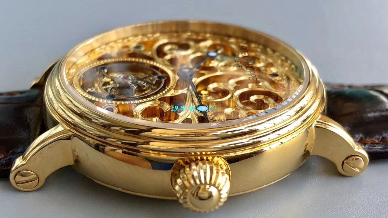 【小贵】少量来货，新品上市❗最新款 私人专属 copy customized  PATEK PHILIPPE 镂空 Tourbillon 手表 / BD256