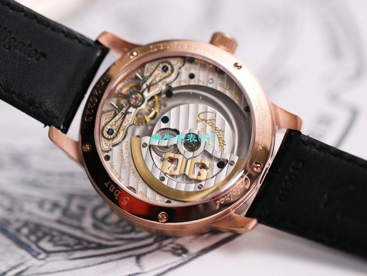 【TZ Factory 官网超A高仿手表】glashuette original原创 PANO MATIC LUNAR偏心系列1-90-02-45-35-04 wrist watch  / GLA056