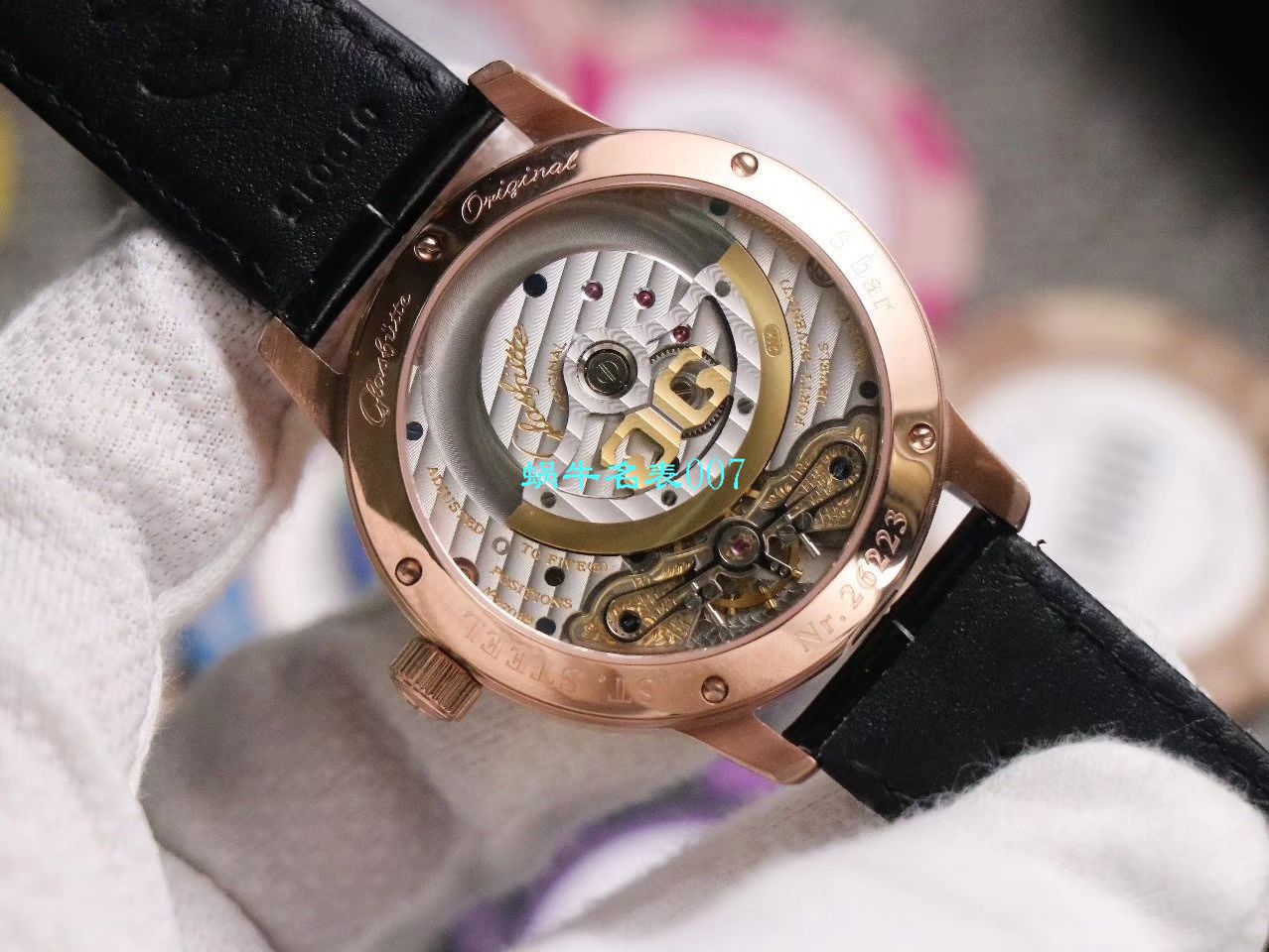【TZ Factory 官网超A高仿手表】glashuette original原创 PANO MATIC LUNAR偏心系列1-90-02-45-35-04 wrist watch  / GLA056