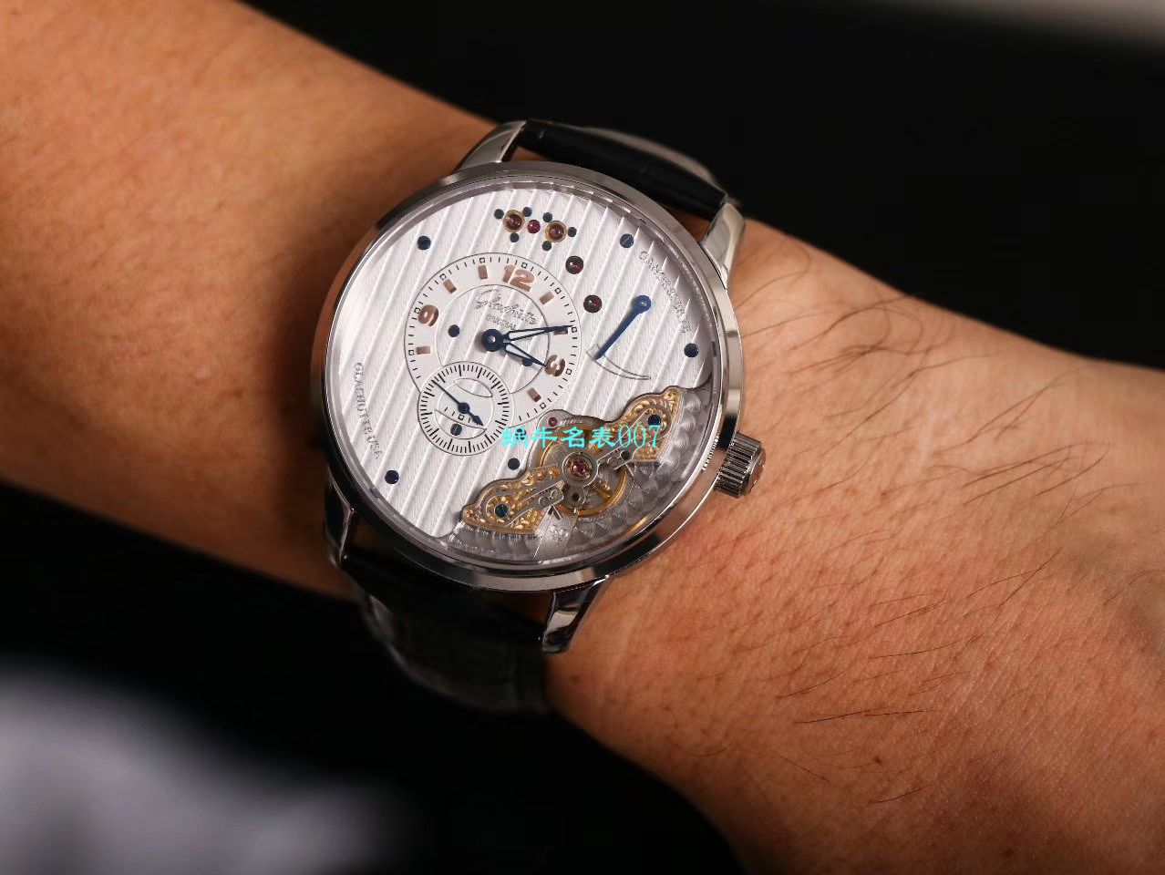 【TZ Factory 超A高仿手表】glashuette original原创偏心系列1-91-02-02-02-30 wrist watch  / GLA059