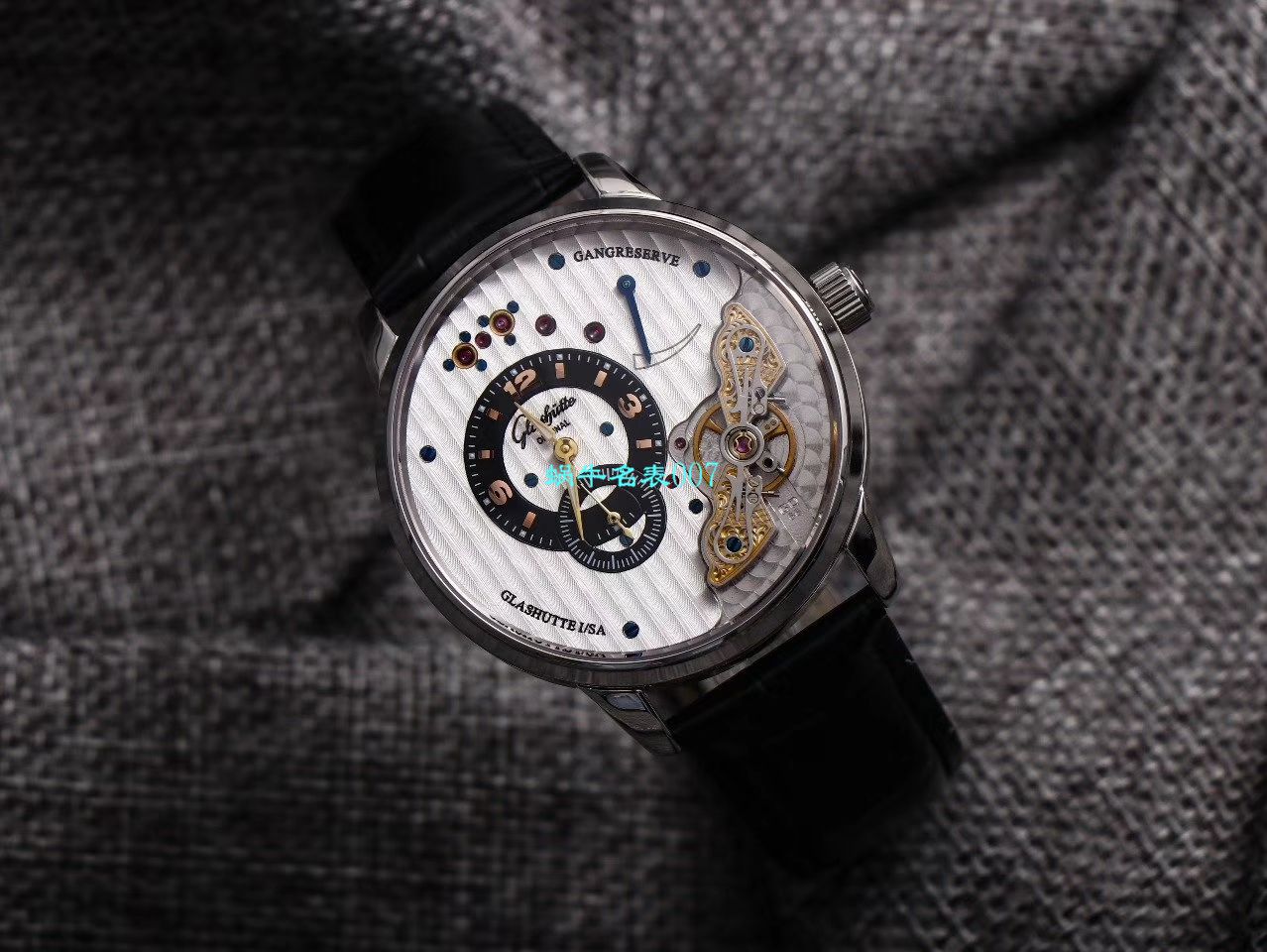 【TZ Factory  top 复刻手表】glashuette original原创偏心系列1-66-06-04-22-05 wrist watch  / GLA060