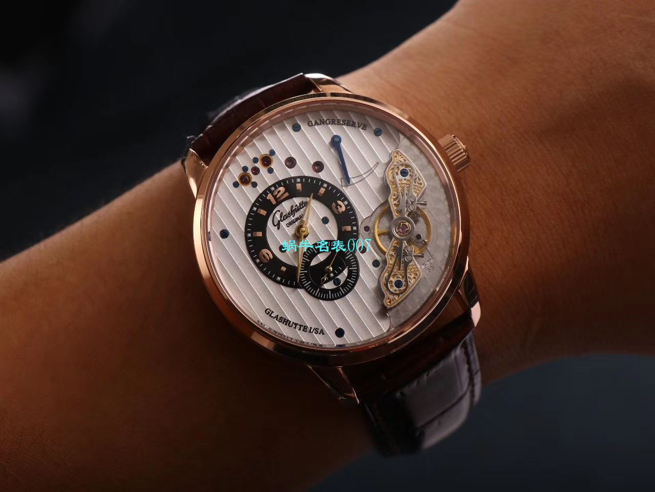【TZ Factory 超A高仿手表】glashuette original原创偏心系列1-91-02-02-02-30 wrist watch  / GLA059