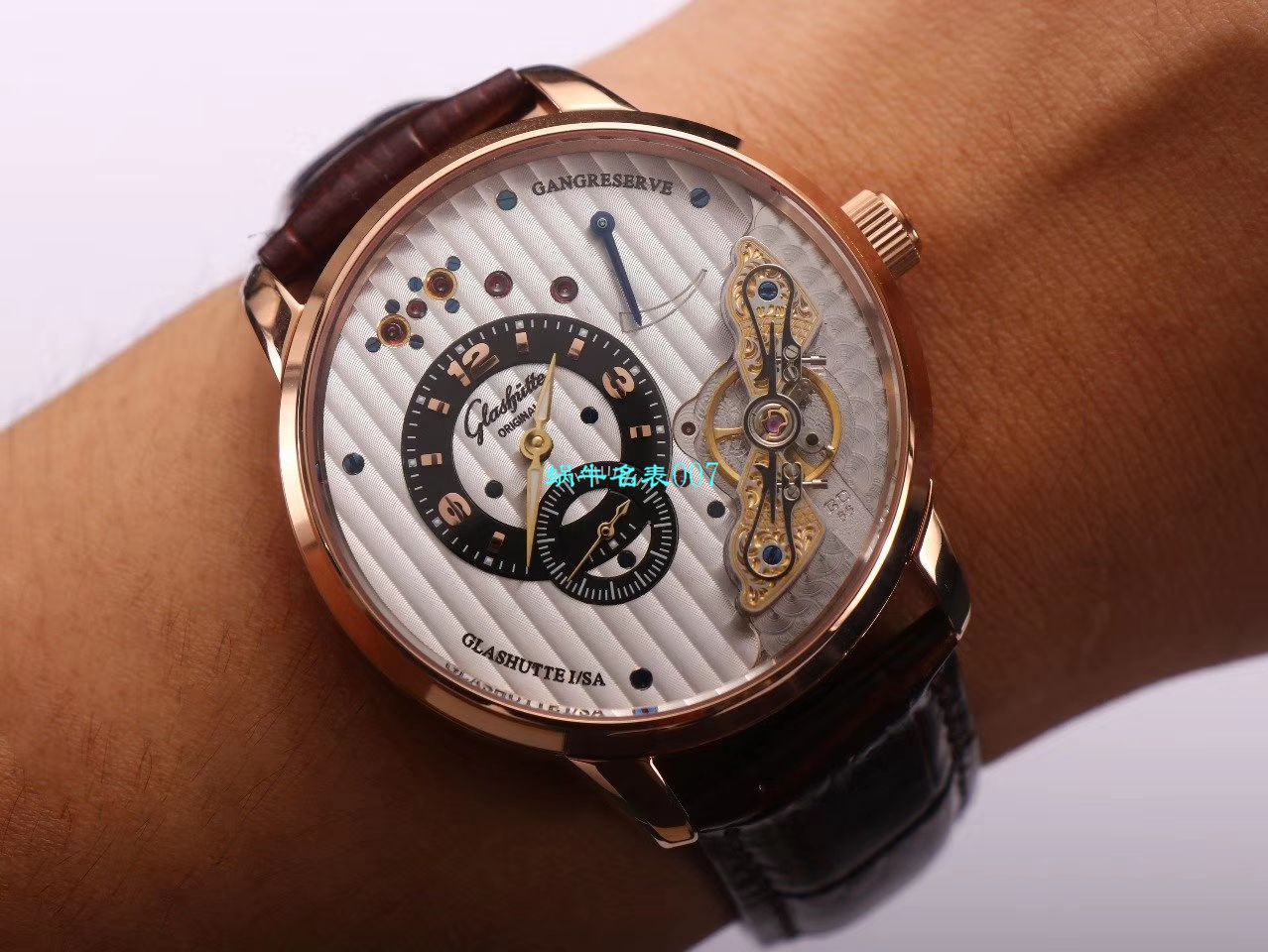 【TZ Factory 超A高仿手表】glashuette original原创偏心系列1-91-02-02-02-30 wrist watch  / GLA059