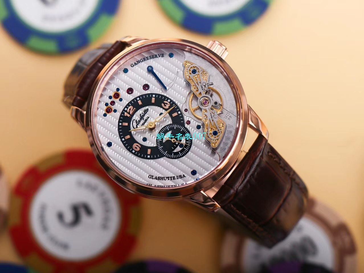 【TZ Factory  top 复刻手表】glashuette original原创偏心系列1-66-06-04-22-05 wrist watch  / GLA060