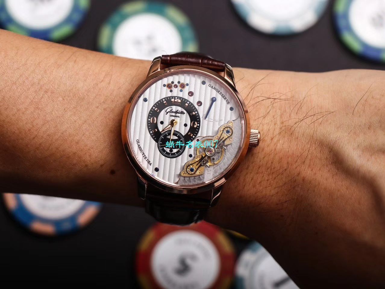 【TZ Factory 超A高仿手表】glashuette original原创偏心系列1-91-02-02-02-30 wrist watch  / GLA059