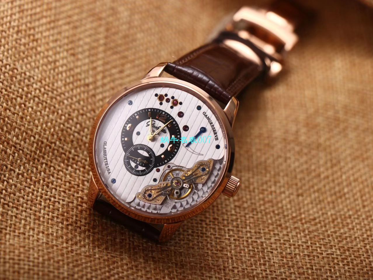 【TZ Factory 超A高仿手表】glashuette original原创偏心系列1-91-02-02-02-30 wrist watch  / GLA059