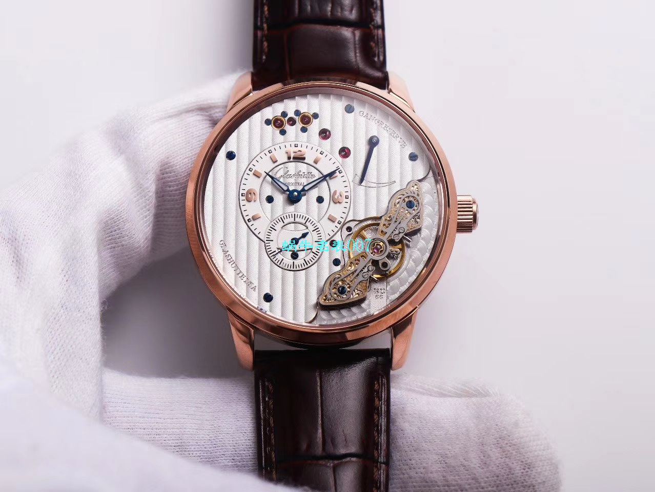 【TZ Factory  top 复刻手表】glashuette original原创偏心系列1-66-06-04-22-05 wrist watch  / GLA060