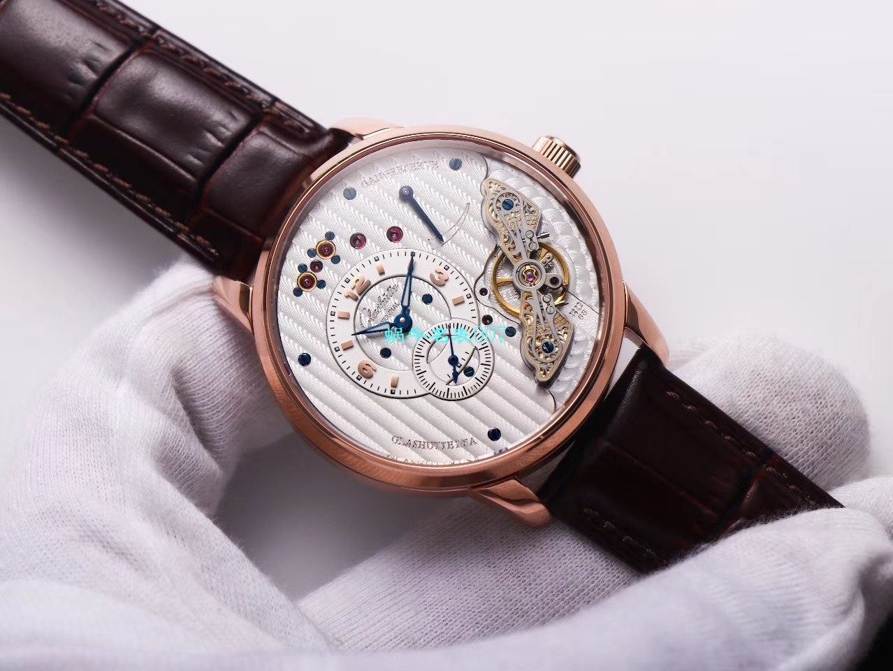 【TZ Factory 超A高仿手表】glashuette original原创偏心系列1-91-02-02-02-30 wrist watch  / GLA059
