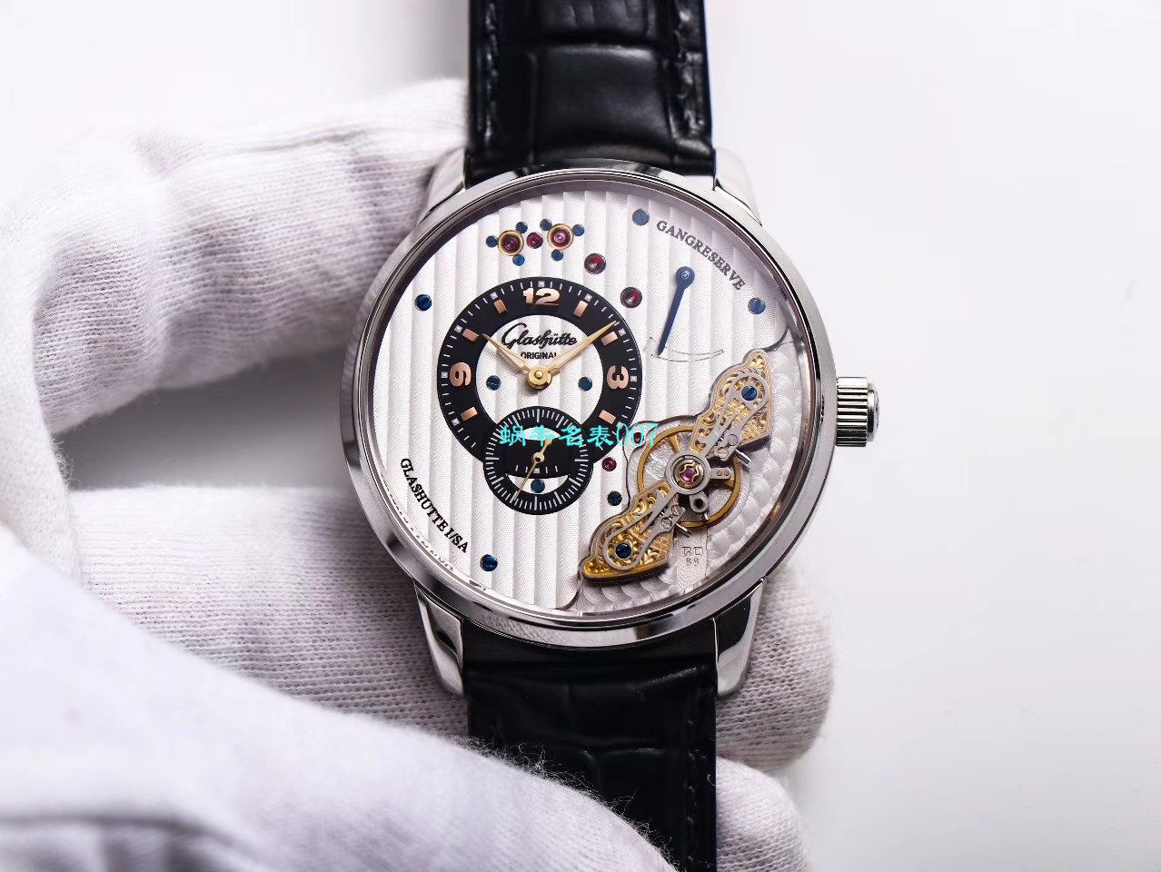 【TZ Factory  top 复刻手表】glashuette original原创偏心系列1-66-06-04-22-05 wrist watch  / GLA060