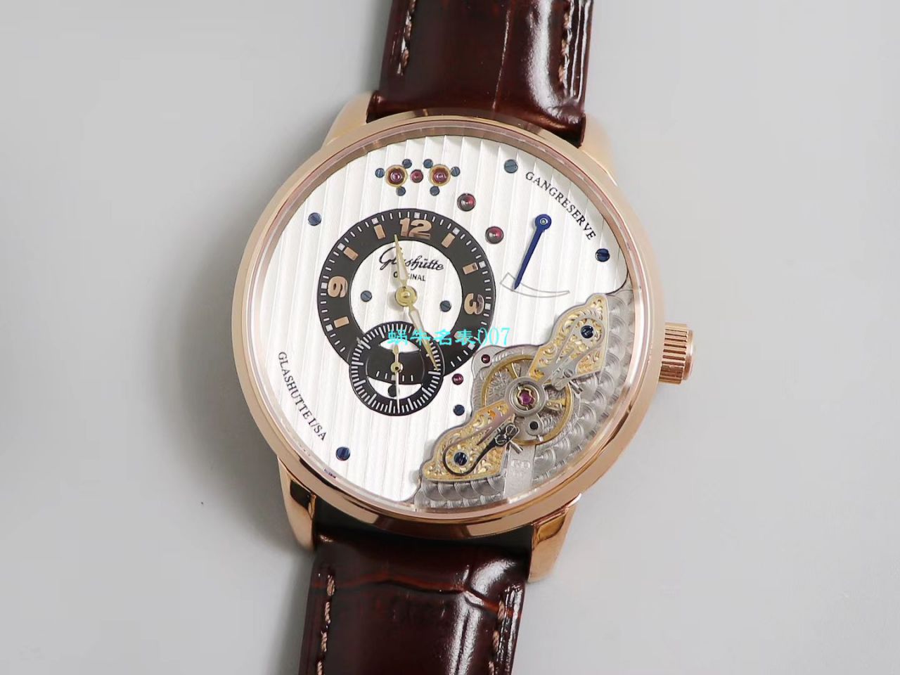 【TZ Factory  top 复刻手表】glashuette original原创偏心系列1-66-06-04-22-05 wrist watch  / GLA060