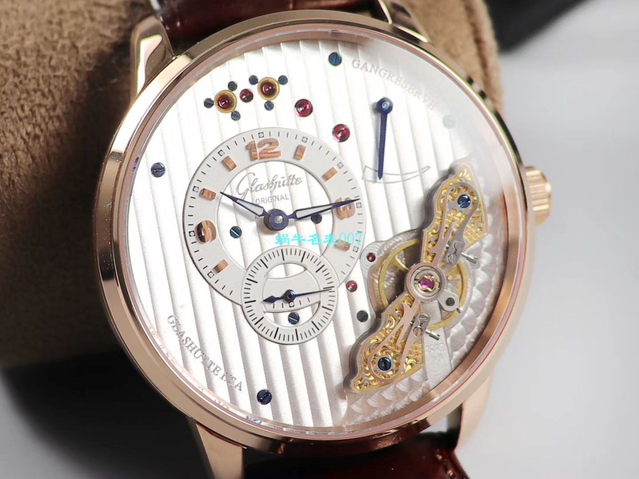 【TZ Factory  top 复刻手表】glashuette original原创偏心系列1-66-06-04-22-05 wrist watch  / GLA060