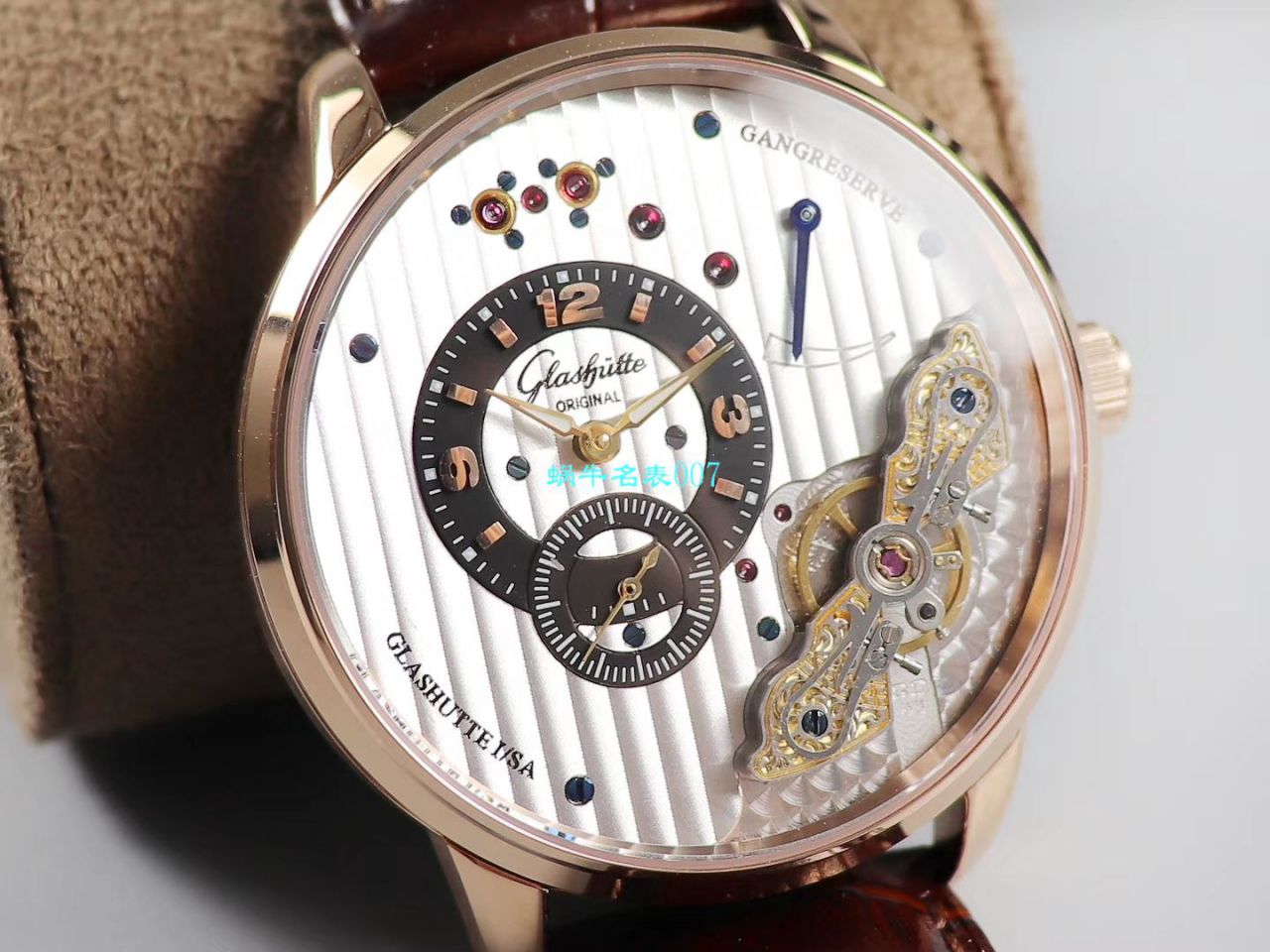 【TZ Factory 超A高仿手表】glashuette original原创偏心系列1-91-02-02-02-30 wrist watch  / GLA059