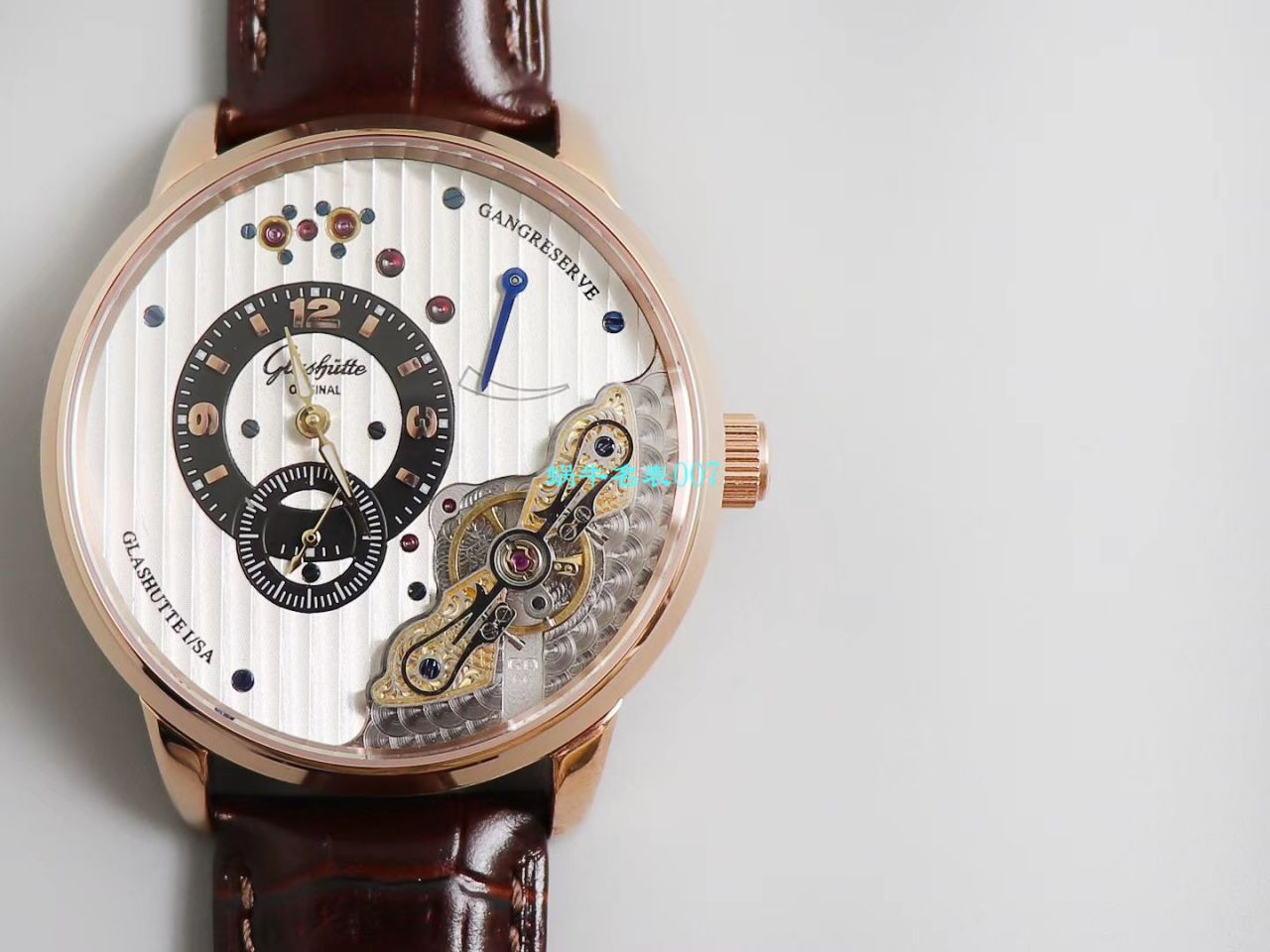 【TZ Factory 超A高仿手表】glashuette original原创偏心系列1-91-02-02-02-30 wrist watch  / GLA059