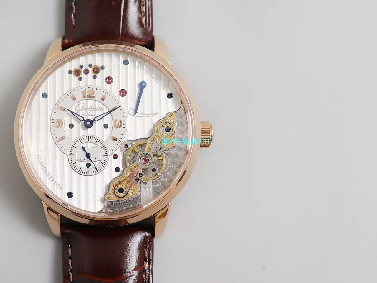 【TZ Factory 超A高仿手表】glashuette original原创偏心系列1-91-02-02-02-30 wrist watch  / GLA059