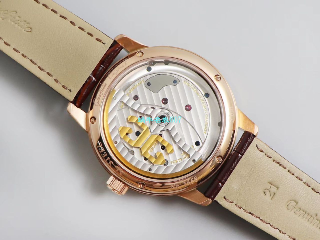 【TZ Factory 超A高仿手表】glashuette original原创偏心系列1-91-02-02-02-30 wrist watch  / GLA059