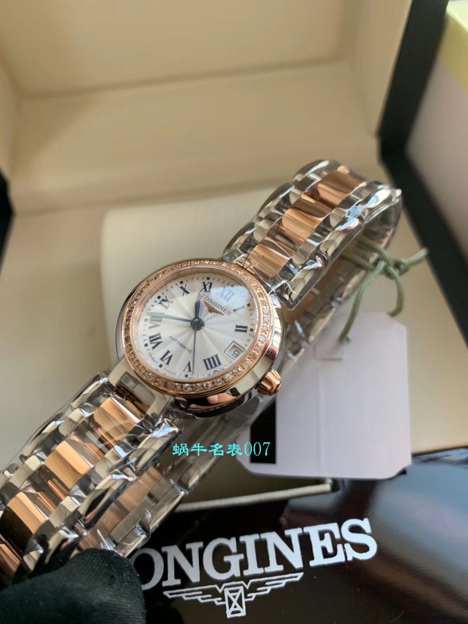 【高端 copy customized 、原单真钻女表】LONGINES  PRIMALUNA心月系列L8.111.5.79.6 wrist watch  / L150