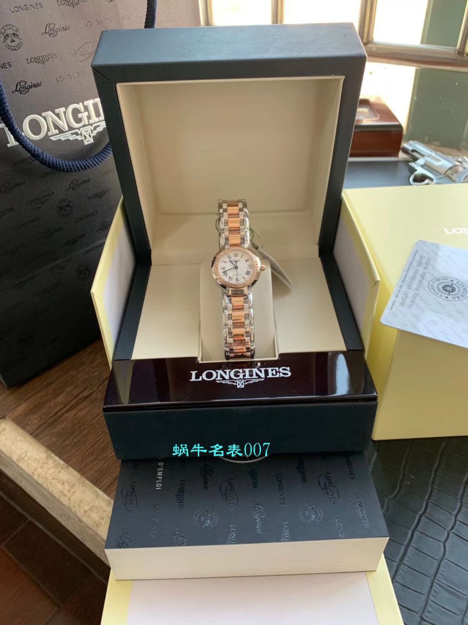 【高端 copy customized 、原单真钻女表】LONGINES  PRIMALUNA心月系列L8.111.5.79.6 wrist watch  / L150