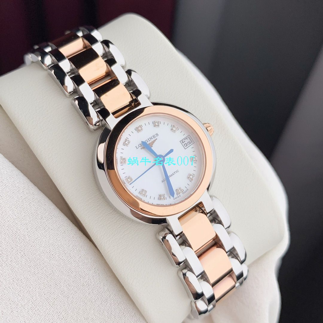 【高端 copy customized 、 Longines 真钻女表】 Longines 心月系列L8.111.5.87.6 wrist watch  