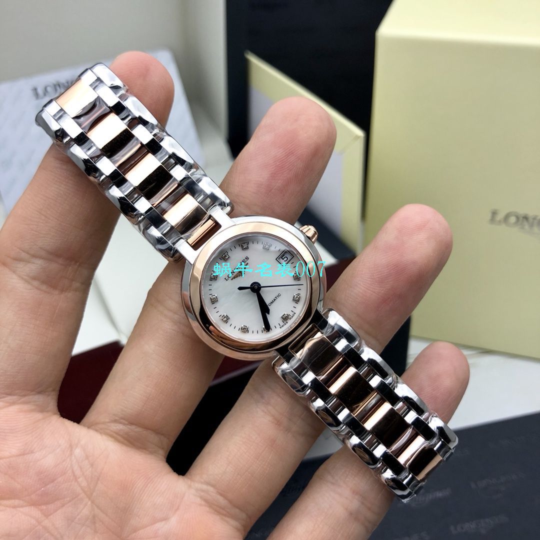 【高端 copy customized 、 Longines 真钻女表】 Longines 心月系列L8.111.5.87.6 wrist watch  