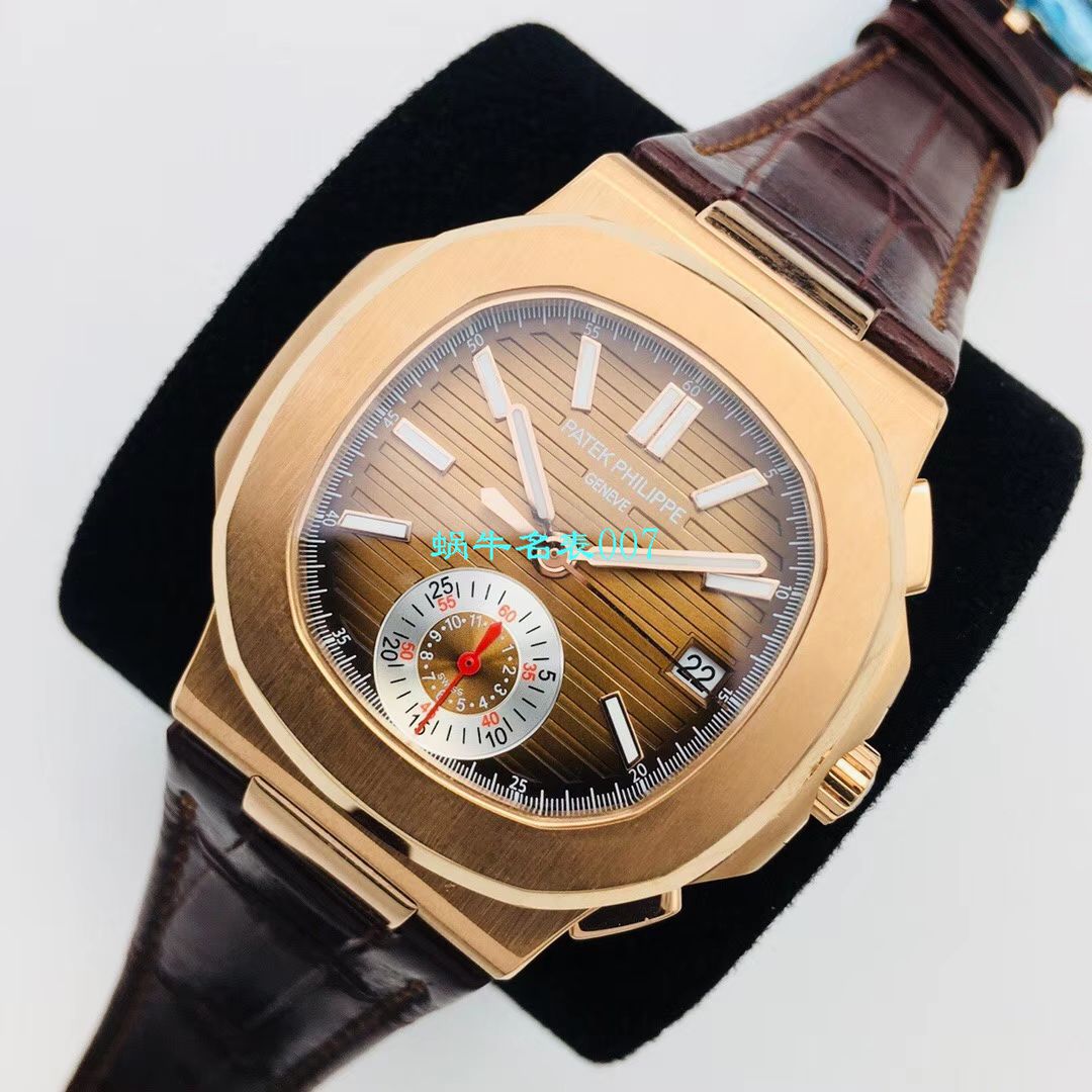 【TW Factory 超A精高仿手表】 PATEK PHILIPPE  Nautilus 5980/1AR-001,5980R-001,5980/1A-014 wrist watch  / BD257