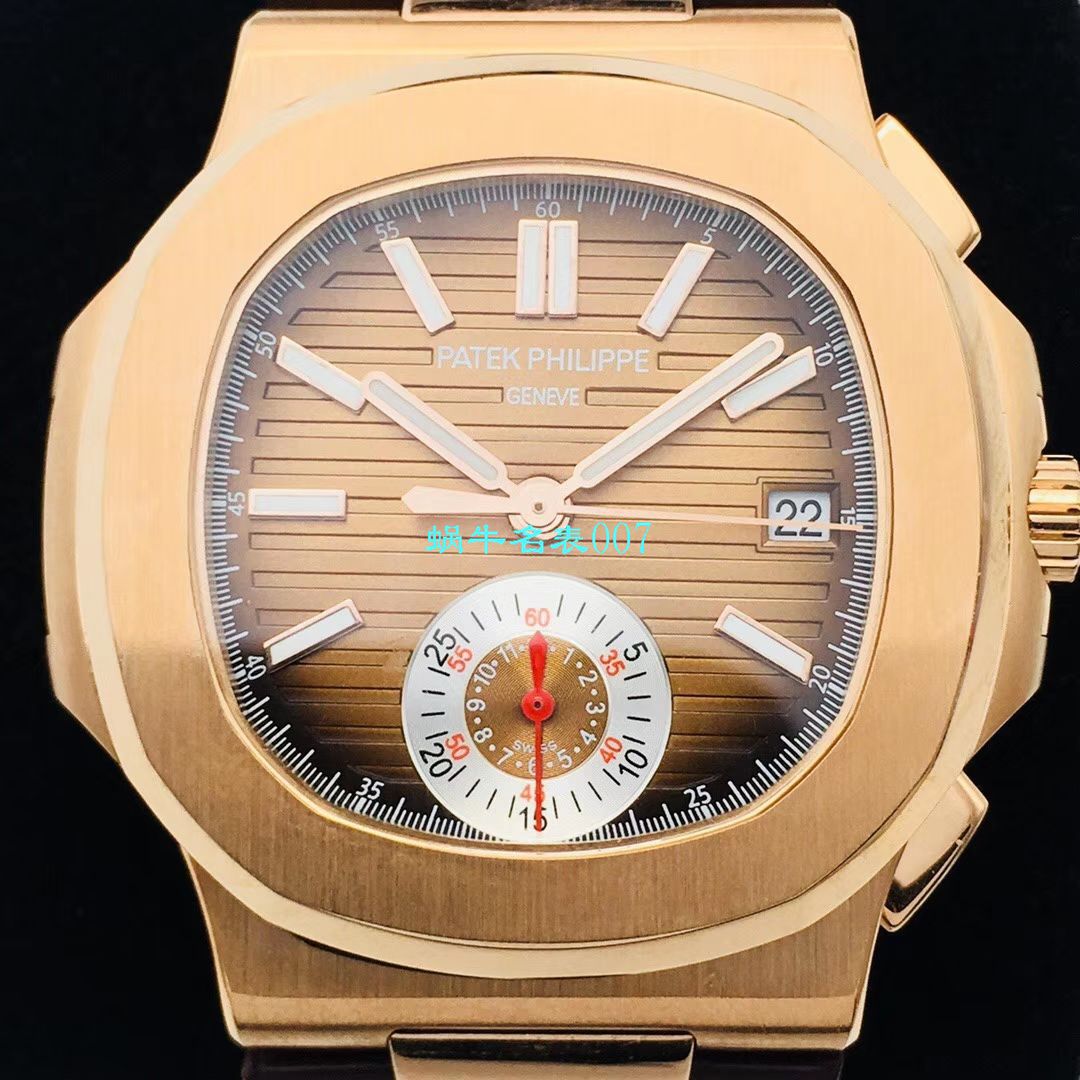【TW Factory 超A精高仿手表】 PATEK PHILIPPE  Nautilus 5980/1AR-001,5980R-001,5980/1A-014 wrist watch  / BD257
