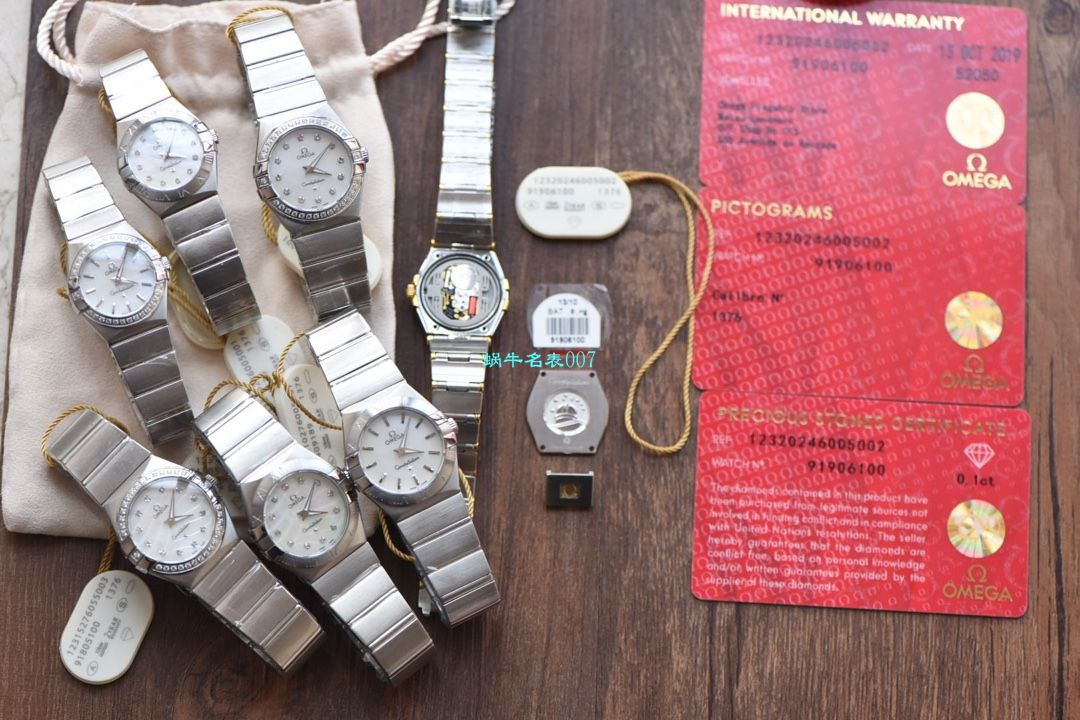 【8848 Factory 超A精仿手表】OMEGA Constellation 女装24、27毫米123.20.27.60.55.001 wrist watch  / M663