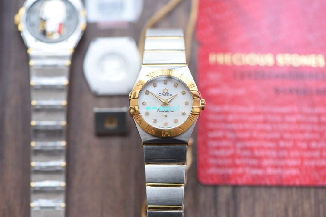 【8848 Factory 超A精仿手表】OMEGA Constellation 女装24、27毫米123.20.27.60.55.001 wrist watch  / M663