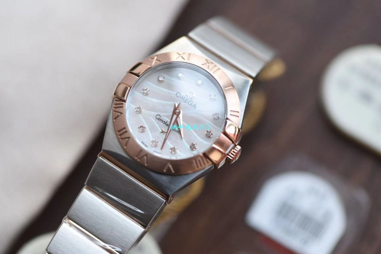 【8848 Factory 超A精仿手表】OMEGA Constellation 女装24、27毫米123.20.27.60.55.001 wrist watch  / M663