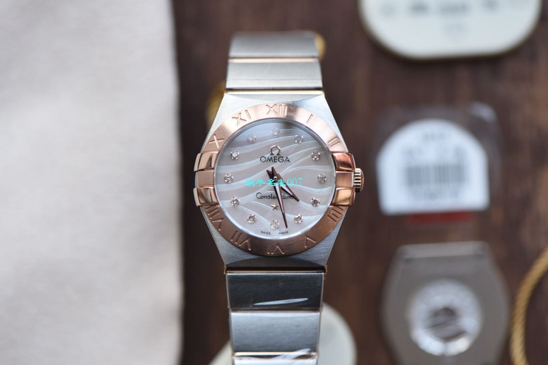 【8848 Factory 超A高仿女表】OMEGA Constellation 系列123.10.24.60.55.003 wrist watch  / M662
