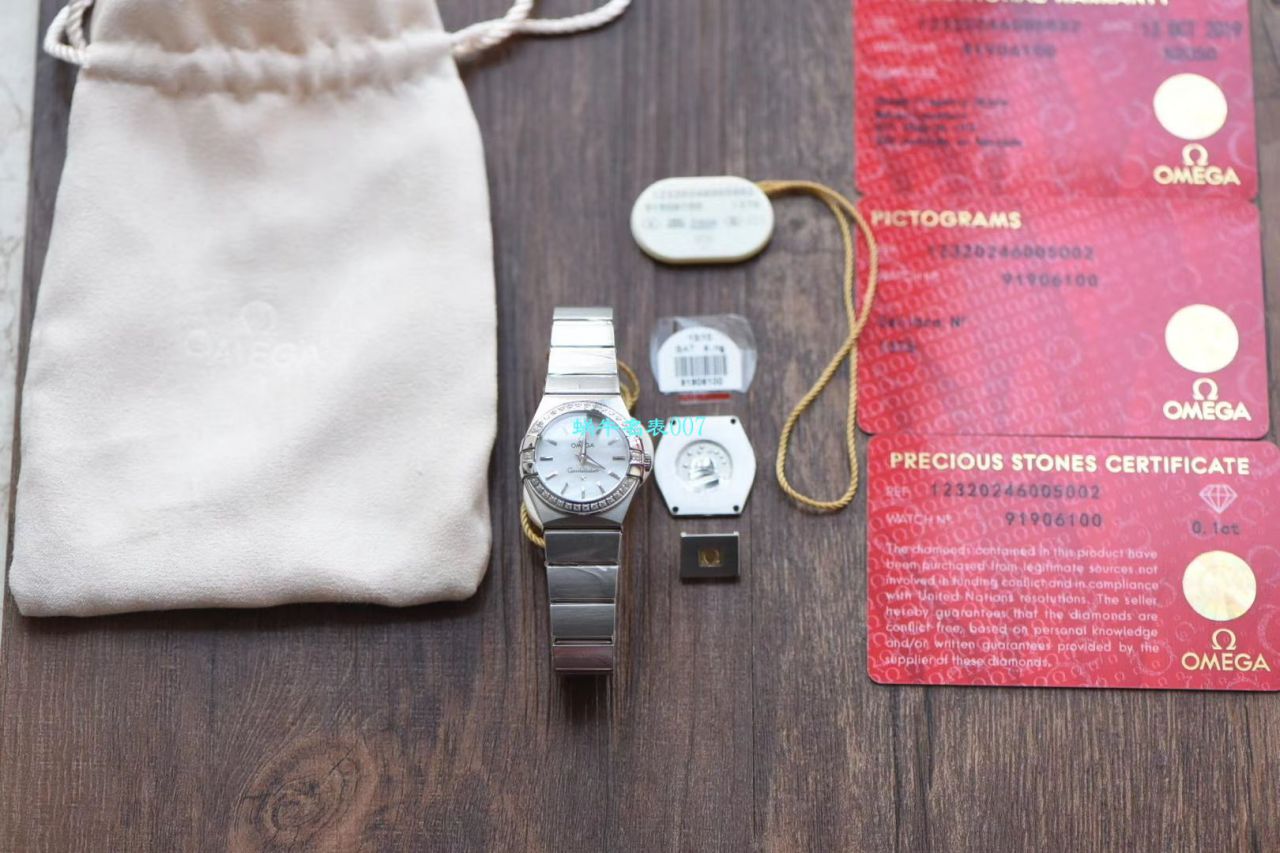 【8848 Factory 超A高仿女表】OMEGA Constellation 系列123.10.24.60.55.003 wrist watch  / M662