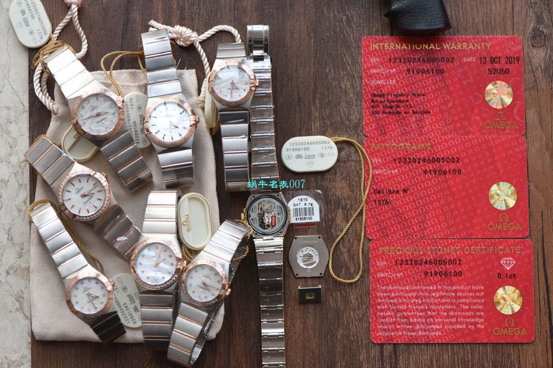 【8848 Factory 超A高仿女表】OMEGA Constellation 系列123.10.24.60.55.003 wrist watch  / M662