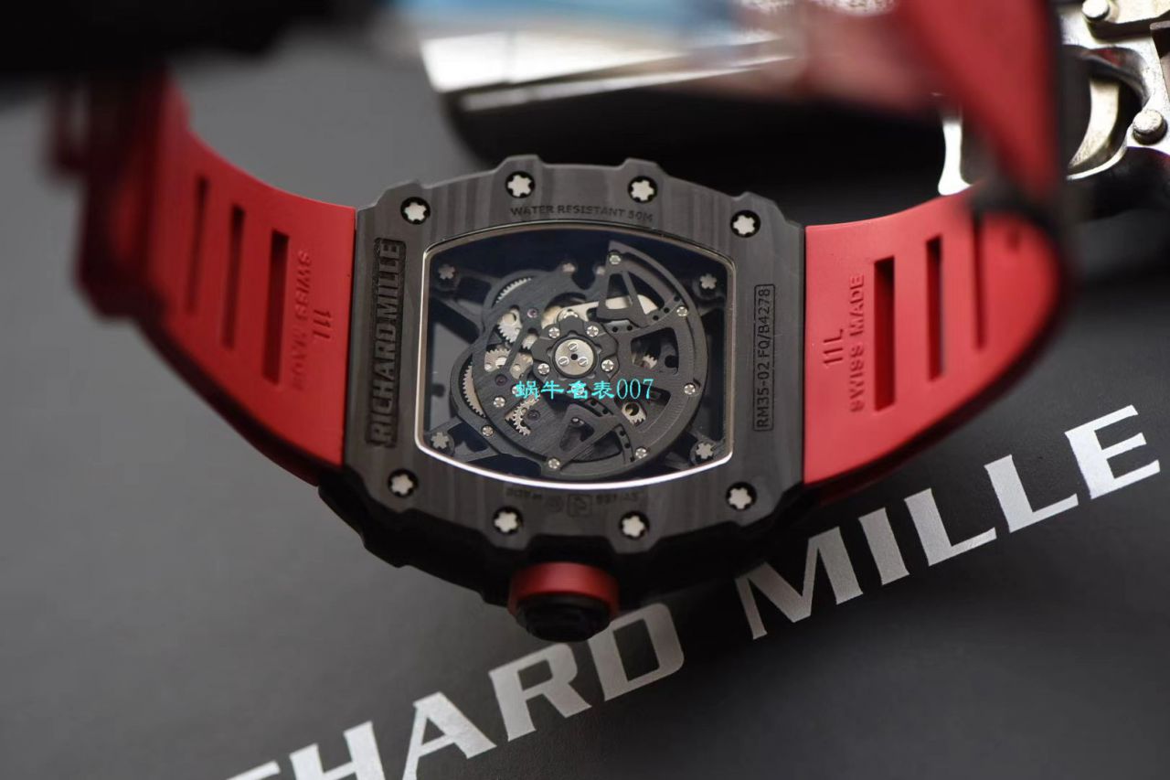 【台湾KV Factory 复刻最强 top 版本表】全新 RICHARD MILLE  RM035最强进口原纹 carbon fiber ＂V3＂升级版 / KV03502V3