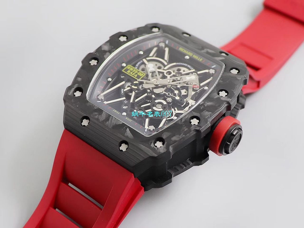 【台湾KV Factory 复刻最强 top 版本表】全新 RICHARD MILLE  RM035最强进口原纹 carbon fiber ＂V3＂升级版 / KV03502V3