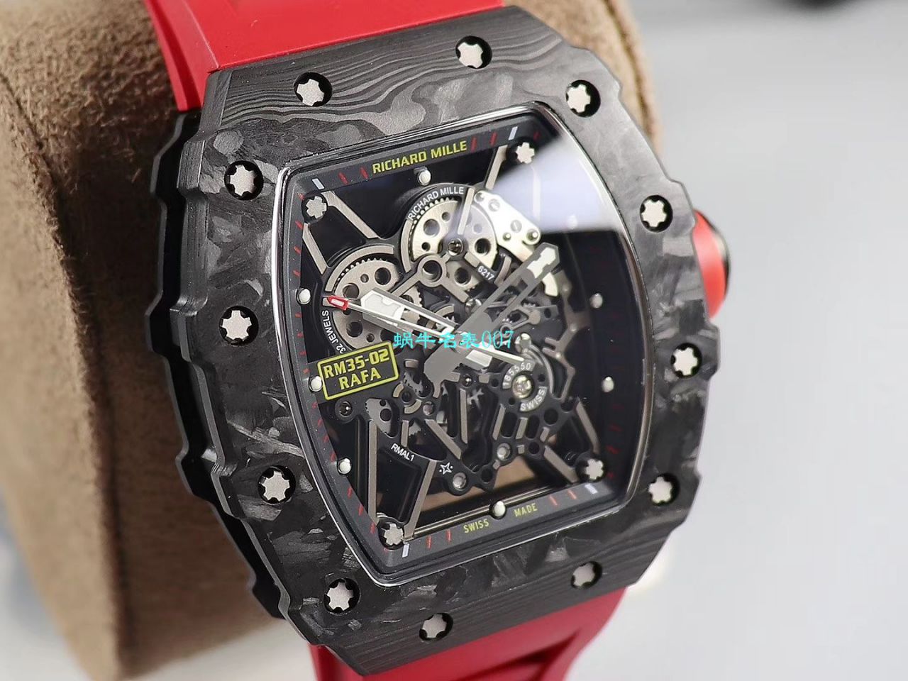 【台湾KV Factory 复刻最强 top 版本表】全新 RICHARD MILLE  RM035最强进口原纹 carbon fiber ＂V3＂升级版 / KV03502V3