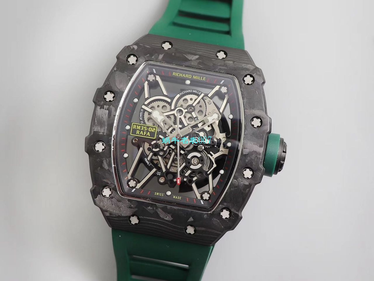 【台湾KV Factory 复刻最强 top 版本表】全新 RICHARD MILLE  RM035最强进口原纹 carbon fiber ＂V3＂升级版 / KV03502V3