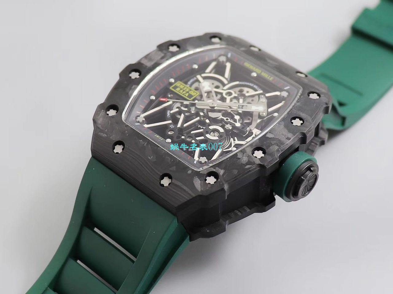 【台湾KV Factory 复刻最强 top 版本表】全新 RICHARD MILLE  RM035最强进口原纹 carbon fiber ＂V3＂升级版 / KV03502V3